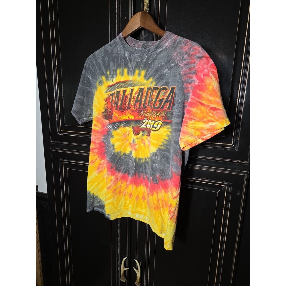 Talladega Alabama 2019,  Tie Dye Racing Shirt, Medium